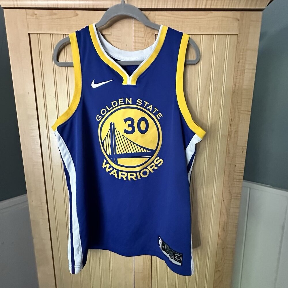 Golden State Warriors Steph Curry Swingman Jersey Icon Edition Men Size Large 48 - Picture 1 of 7